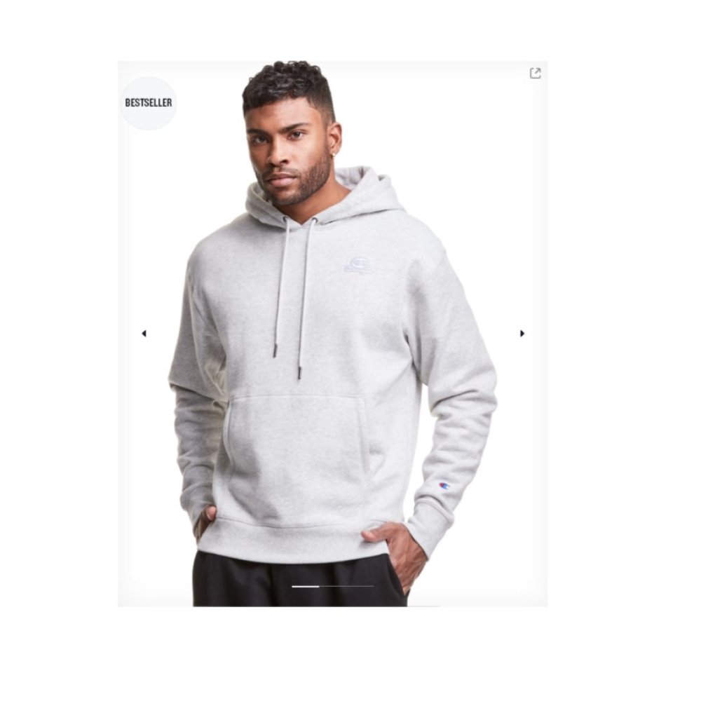 Champion - Classic Fleece Hoodie - Heather Grey